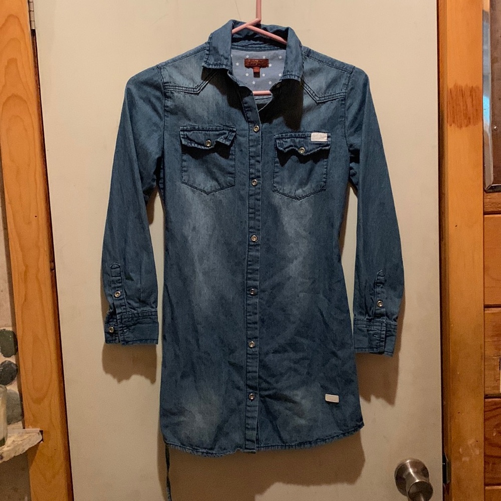 7 for all Mankind denim shirt medium